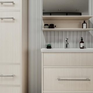 Зеркало с подсветкой Бриклаер Чили 4627125414947 70 см светлая лиственница